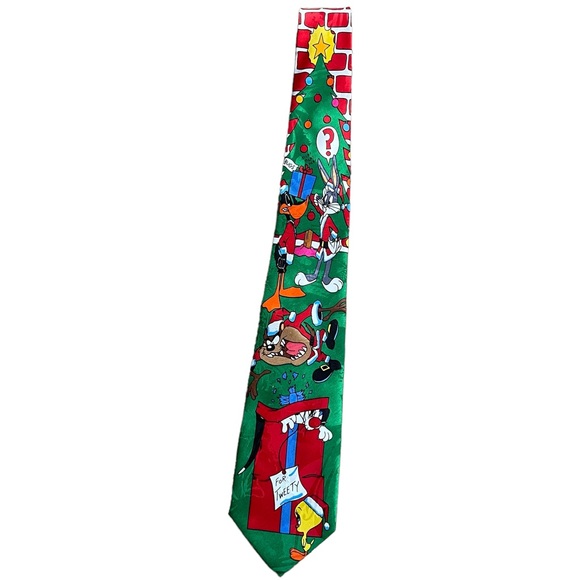 Looney Toons Christmas Tie - Picture 6 of 7